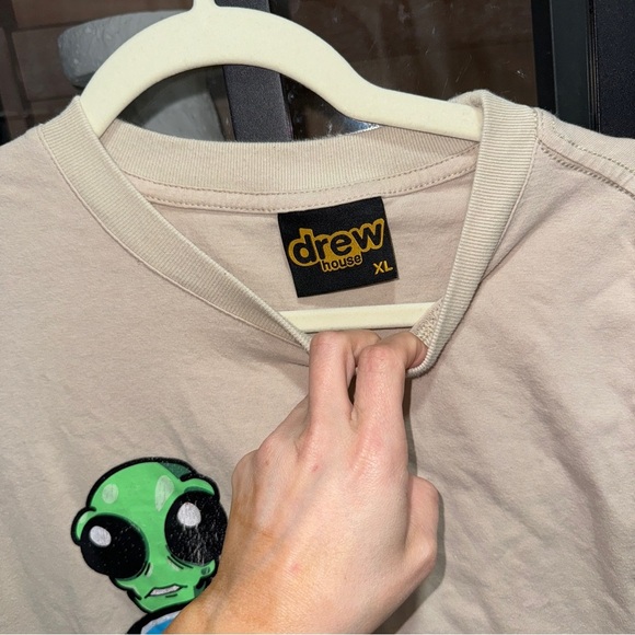 Justin Bieber Drew house Allen alien tee tshirt short sleeve oversized planet - Picture 4 of 6